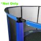 Universal Replacement NET Fits 8ft Round Trampoline with 6 Straight Poles attaches with Pole Sleeves and Top Ring Sleeve