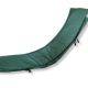 Skywalker 15ft Trampoline Safety Pad, Green, has 6 cut-outs for the poles and straps 