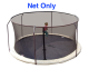 Trampoline Replacement Net for 8 ft Round with 6 Poles and a Top Ring (netting only)