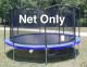 Trampoline Replacement Net for 13ft Round - 4 Arch Enclosure System - NET ONLY