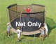 Trampoline Replacement Net for 14ft Round - 3 Arch Enclosure Systems - using Sleeves - NET ONLY (make sure you measure your frame)