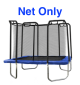 Skywalker Trampoline Net for 13ft x 13ft Square Frame with 4 Arch Poles, Netting and Straps