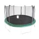 15ft Round Trampoline with Enclosure System - Green