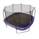 Trampoline Net for 13ft x 13ft Square Frame with 8 Poles that curve in - NET ONLY, not for 4 arch net systems