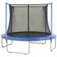 Net for 12ft Trampoline Enclosure for 4 Poles or 2 Arches and Straps