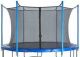 Trampoline Enclosure System for 15ft Trampoline that has 6 U-Legs, Zipper, Not a complete trampoline, Measure your frame diameter before ordering