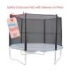 Net for 12ft Trampoline Enclosure for 6 Poles and Sleeves