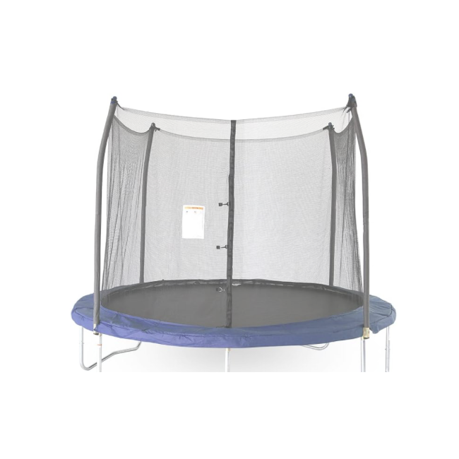 Trampoline Replacement Net for 10 ft Round using 4 Poles and Straps, Fits all 10ft Skywalker with round flat bottom caps | TrampolinePartsandSupply.com Trampoline Replacement Net for 10 ft Round using 4 Poles and Straps, Fits all 10ft Skywalker with round flat bottom caps | TrampolinePartsandSupply.com