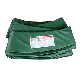 Greenbay Trampoline Replacement Spring Cover Padding Pad & Safety Net Enclosure Surround Bundle 8FT Tri-Colour 